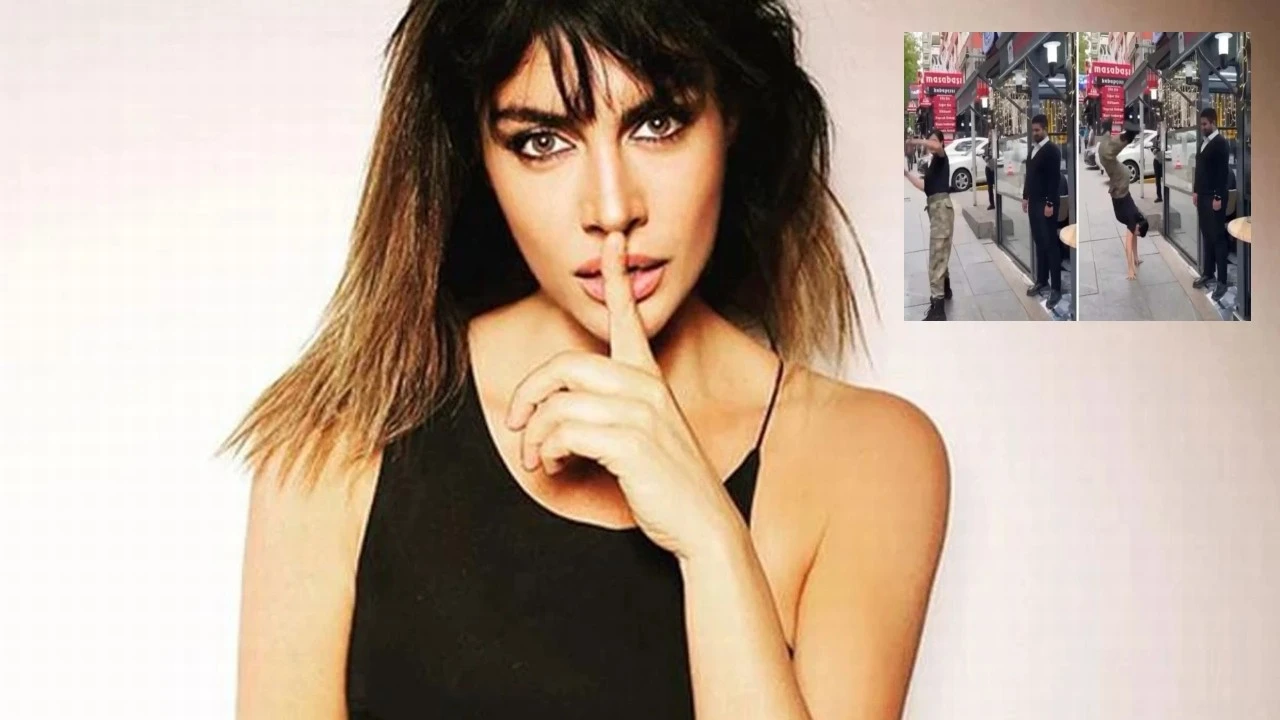 Tuğba Ekinci sokak ortasında taklalar attı