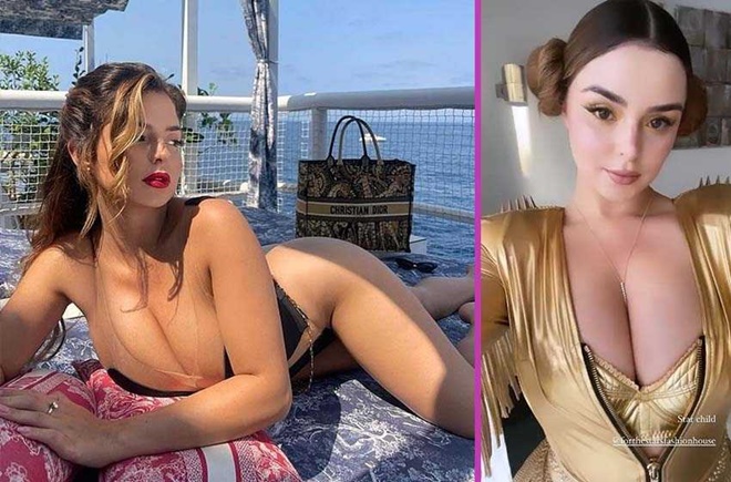 Demi Rose, Prenses Leia’ya dönüştü! Seksi uzaylı!